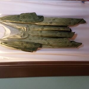 Stylish Green Floral Dress